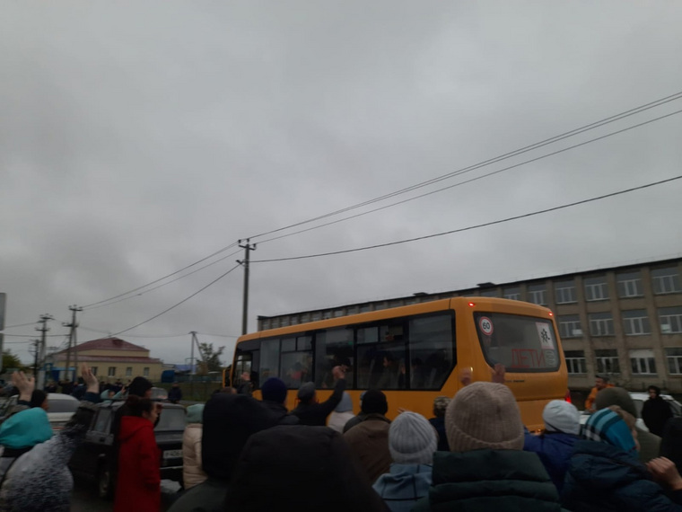 Из Альменево отправили последний автобус призывников в рамках частичной мобилизации