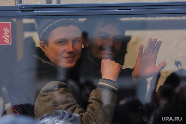 Отправка мобилизованных свердловчан с Верх-Исетского военкомата. Екатеринбург