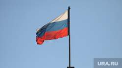  Здания. Москва, россия, рф, флаг россии
