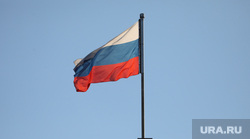  Здания. Москва, россия, рф, флаг россии