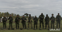 Мобилизованные резервисты на полигоне в Донецкой области. ДНР, армия, военные, солдаты, амуниция, стрелки, военные сборы, экипировка, пехота, полигон, резервисты, мобилизованные, пехотинцы