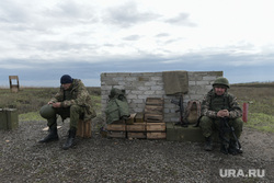 Мобилизованные резервисты на полигоне в Донецкой области. ДНР, армия, военные, солдаты, военные сборы, полигон, резервисты, мобилизованные