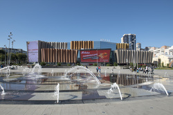 Виды города. Пермь, эспланада, imall