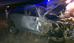 Авария произошла на 12 километре трассы Артемовский-Арамашево