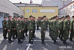 Открытие военного учебного центра в КГУ. Курган, курсанты, армия, военные, призывники, призывной пункт, военное училище, студенты, срочники, солдат, военный учебный центр, учебка, учебная часть