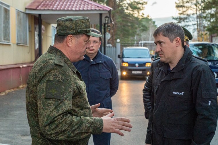 Губернатор Пермского края Дмитрий Махонин встретился с мобилизованными гражданами в Тюмени