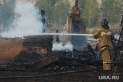 Верховые пожары в поселках Джабык и Запасное. Челябинская область, джабык