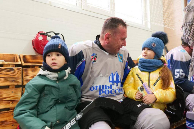 Андрей Воронов с детьми