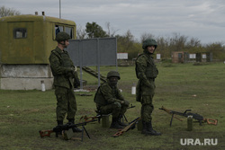 Мобилизованные резервисты на полигоне в Донецкой области. ДНР, армия, военные, солдаты, пулемет, оружие, пулеметчик, стрелки, военные сборы, пехота, полигон, резервисты, мобилизованные, дрг, пехотинцы, разведчики