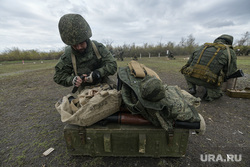 Мобилизованные на одном из полигонов в зоне СВО. ДНР, мобилизация, сво