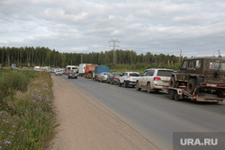 Автомобильная пробка на восточном обходе. Пермь, пробка, дорога
