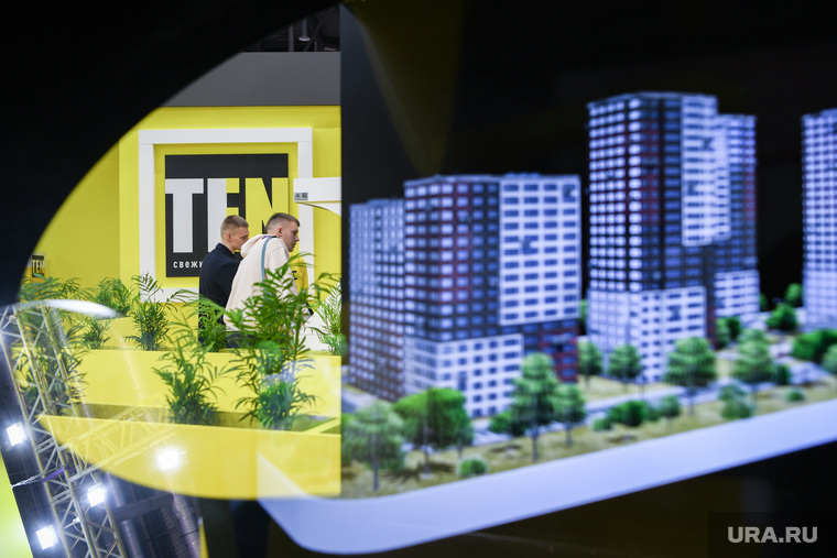 Cессия и стенд строительной компании TEN. Екатеринбург