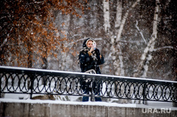 Снегопад в Екатеринбурге, снег, телефон, зима, айфон, фото на телефон, селфи, фотография, екатеринбург , снегопад
