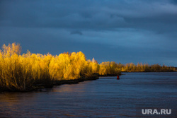 Природа ХМАО. Сургут, река, закат, природа, осень, пейзаж