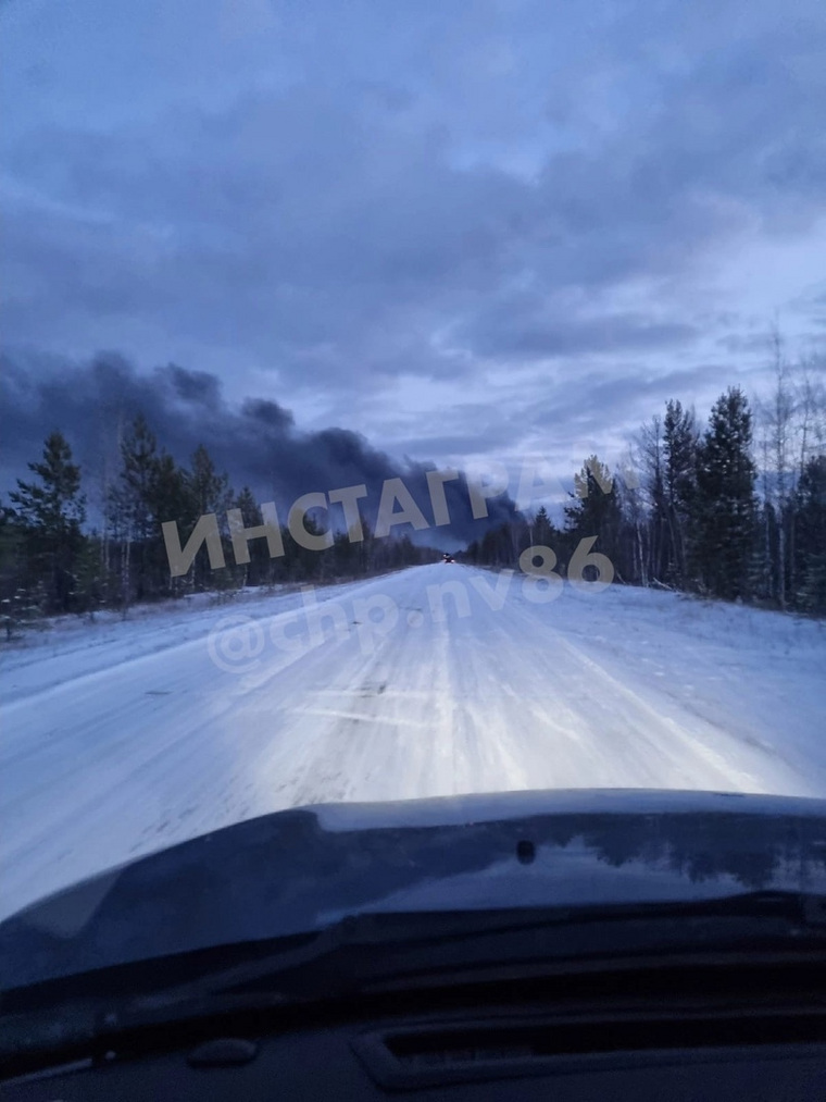 Пожарных на месте ЧП не видно