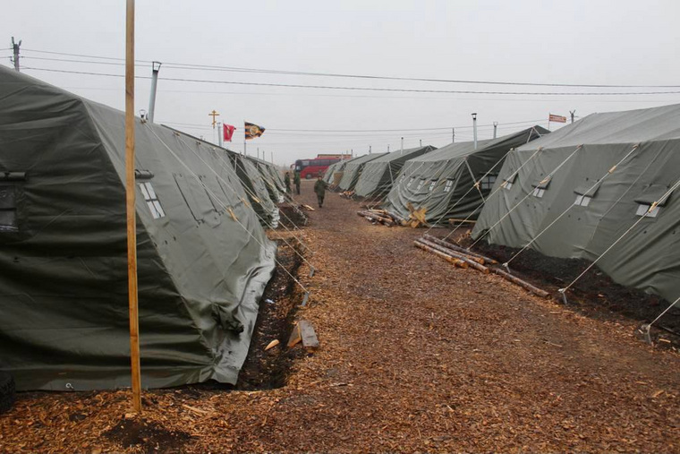 В лагере проходят боевое слаживание 90% мобилизованных жителей Челябинской области