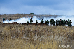 Боевое слаживание мобилизованных на Чебаркульском полигоне ЦВО. Челябинская область, учения, армия, военные, солдаты, оружие, вооружение, война, бойцы, боевые действия, полигон, сво, боевое слаживание