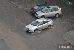 Последствия ливня в Челябинске, вода, ручей, ливень, дождь