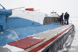 Обследование ледовой переправы Салехард -Лабытнанги и вездеходов на воздушных подушках. Салехард