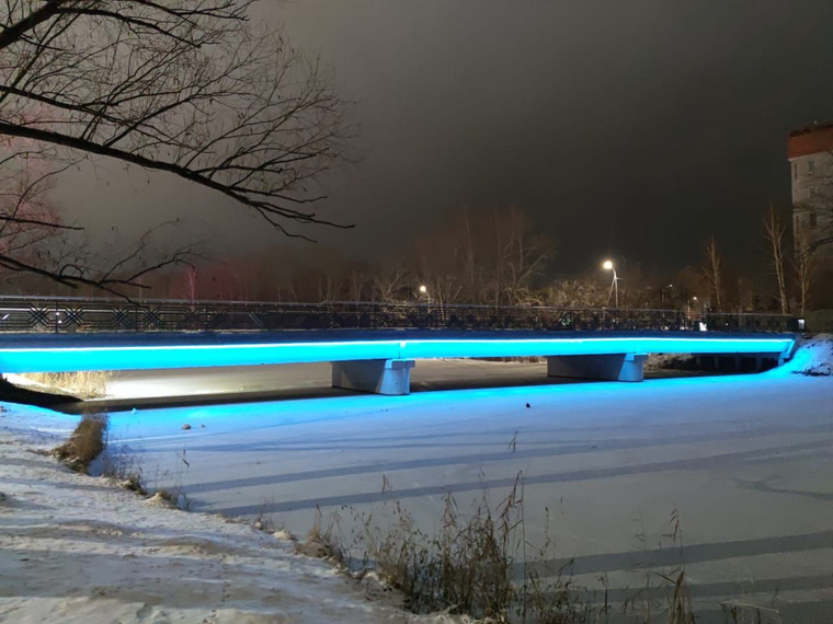 Елена Ситникова опубликовала фото обновленного моста в мессенджере