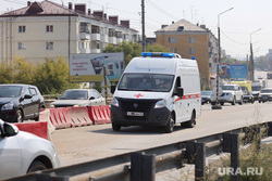 Некрасовский мост. Курган, ремонтные работы, ремонт моста, некрасовский мост, мост некрасова, скорая помощь