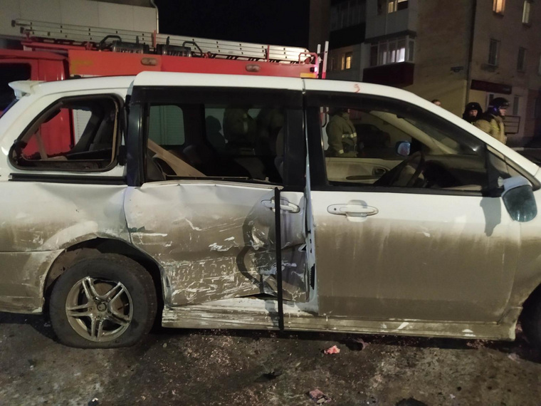 В вечерней аварии в Кургане пострадали два ребенка