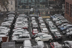 Первый снег. Екатеринбург, непогода, снегопад, парковка
