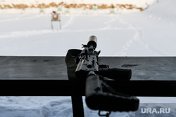 Тренировка ЖГУТа на стрельбище ДОСААФ в Старопышминске. Свердловская область, оружие, сайга