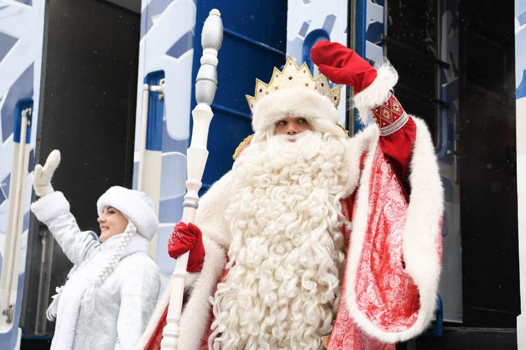 До конца декабря Дед Мороз посетит около 160 городов
