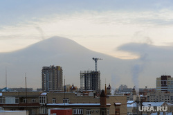 Смог над городом. НМУ. Челябинск, облако, смог над городом, климат, гора смога, атмосферное явление