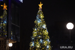 Новогодняя иллюминация на улицах города. Екатеринбург, новогодняя елка, новогоднее оформление, новогодняя иллюминация