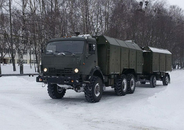 Передвижная полевая баня. Центральный военный округ