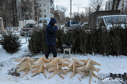 Рейд по местам несанкционированной торговли елками. Челябинск, елки, елочный базар, торговля елками