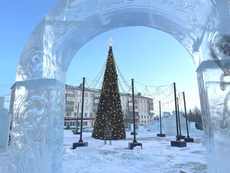 Городская елка в Лабытнанги