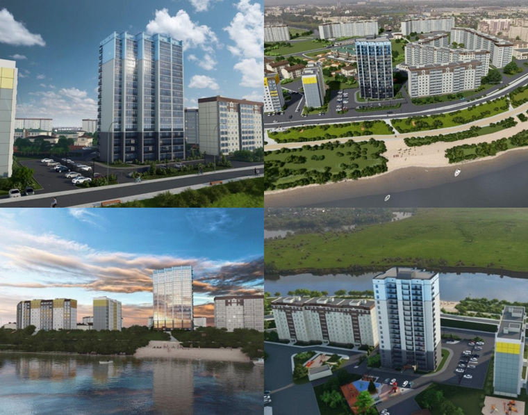 Проект будущего жилого комплекса на бульваре Солнечном