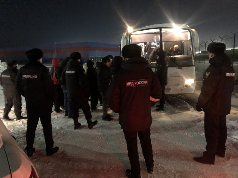 В результате рейда были проверено 234 мигранта