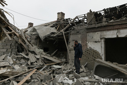 Прямое попадание в жилой дом в Ленинском районе. Донецк, донецк, разрушения, обстрел