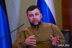 Совместная пресс-конференция Дениса Пушилина и Андрея Турчака. ДНР, Донецк, пушилин денис