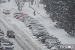Снежный буран и непогода. Челябинск, холод, зима, метель, ураган, непогода, шторм, климат, буран, парковка, мороз, автотранспорт