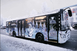 В новогоднюю ночь в Ханты-Мансийске можно бесплатно ездить на автобусе