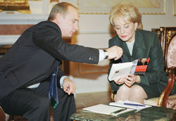 Барбара Уолтерс брала интервью у Владимира Путина