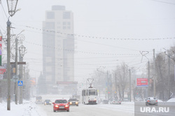 Снегопад. Уборка города. Челябинск., зима, снегопад