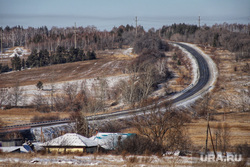 Кипель. Курган, зима, деревня, село, дорога, кипель