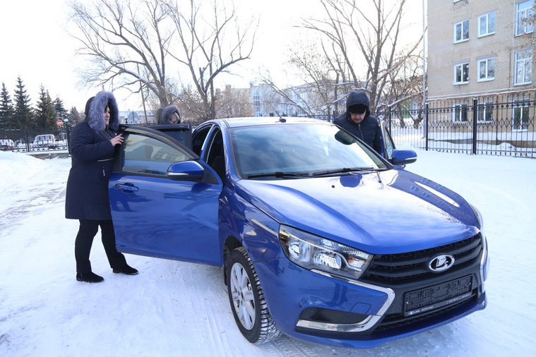 Новая Lada VESTA будет работать в центре соцобслуживания населения Кыштыма