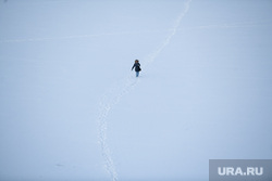 Морозы в Екатеринбурге , зима, городской пруд, проход по льду
