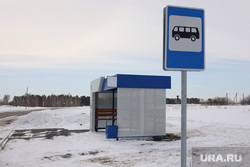 Золотая дорога. Деревня Дианово и Новодостовалово. Курган, деревня, автобусная остановка, село