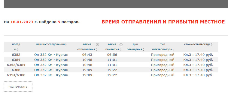 На сайте «Свердловской пригородной компании» можно уточнить расписание поездов