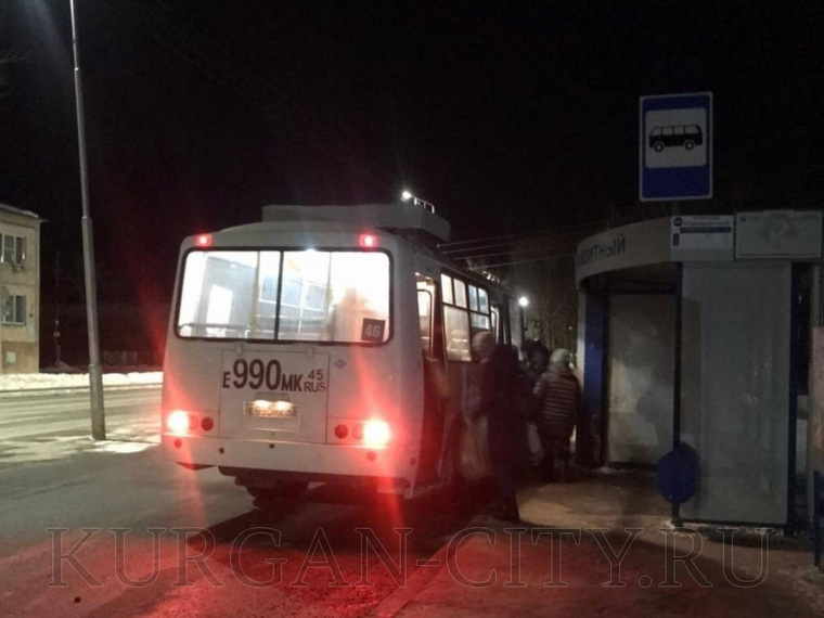 Представители транспортного управления отправились в отдаленный микрорайон Кургана, чтобы проверить автобусы