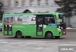 Город. Курган, автобус, кузнечик