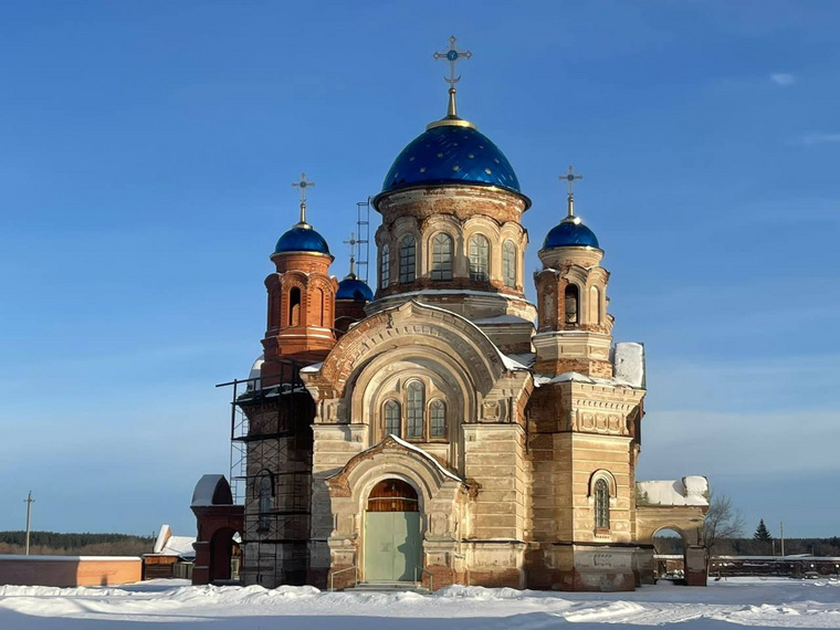 В Курганской области отреставрируют Никольский храм Свято-Введенского женского монастыря, построенный в 1849 году